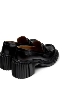 Camper Mocasines de piel negro Outlet