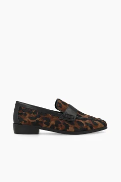 Lodi Mocasines en piel efecto animal print Estampado marrón Best