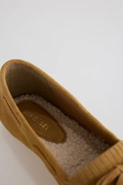 Slowlove Mocasín flecos serraje Marr&oacute;n Outlet