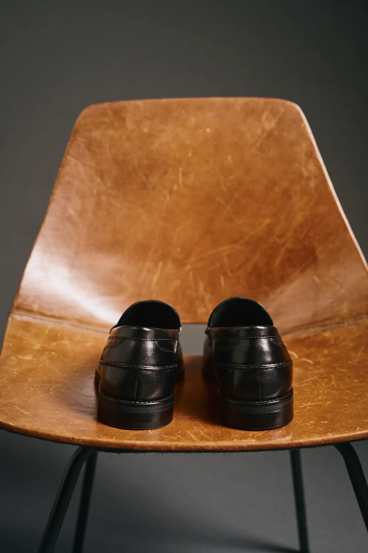 OOTO Mocasín piel Negro Hot