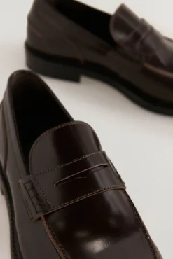 Pedro del Hierro Mocasín vestir piel Marr&oacute;n Best