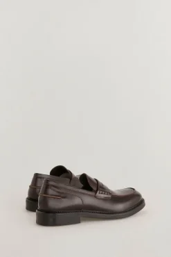 Pedro del Hierro Mocasín vestir piel Marr&oacute;n Best