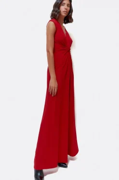 Cuplé Mono nudo punto circular Rojo Online