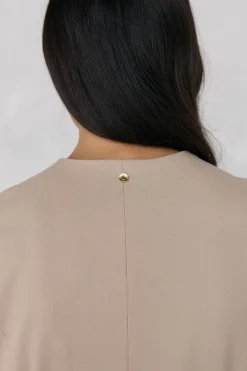 Pedro del Hierro Mono sastrero cinturón Beige Hot