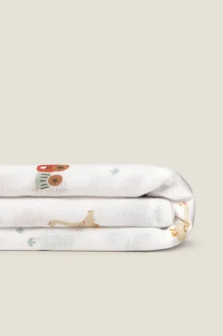 Textura Muselina gasa algodón casitas blanco Clearance