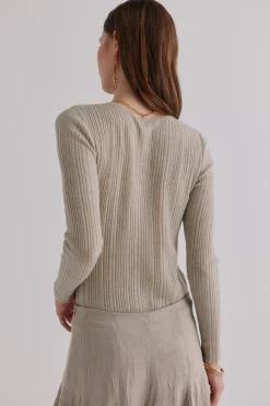 Hoss Intropia Nabila. Top con detalle de nudo Verde Sale