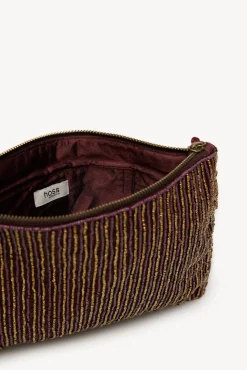 Hoss Intropia Nahia. Bolso de abalorios Granate Best