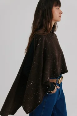 Hoss Intropia Nerea. Capa con lurex Marron Discount