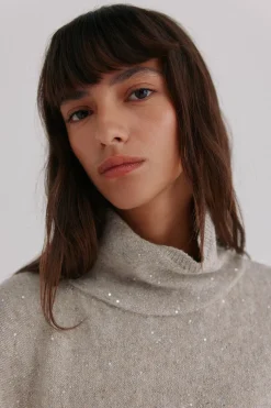 Hoss Intropia Nerea. Capa con lurex Gris Hot