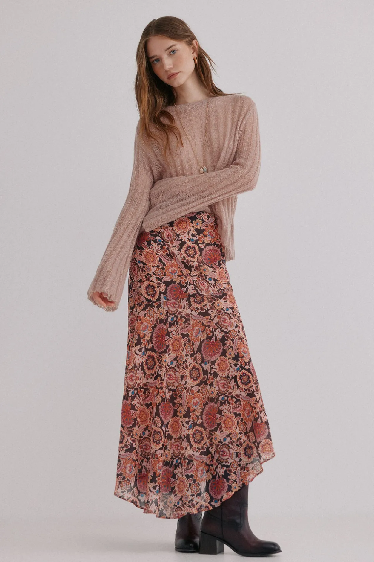 Hoss Intropia Neus. Jersey cuello redondeado Rosa Online