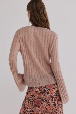 Hoss Intropia Neus. Jersey cuello redondeado Rosa Online