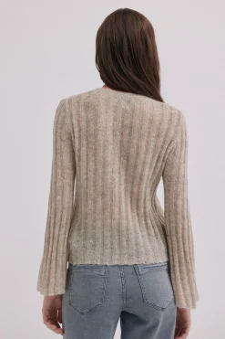 Hoss Intropia Neus. Jersey cuello redondeado Gris Outlet