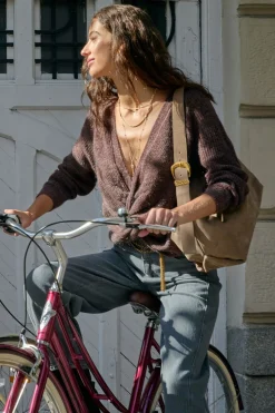 Hoss Intropia Nicoletta. Jersey nudo Marron Outlet