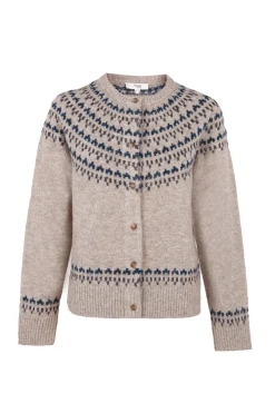 Hoss Intropia Nilda. Chaqueta tricot Estampado granate