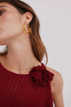 Hoss Intropia Noemí. Capa de tricot Vino Discount