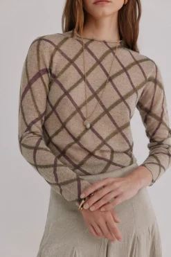 Hoss Intropia Nora. Top estampado Beige New