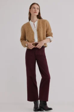 Hoss Intropia Nérida. Chaqueta de tricot Beige Discount