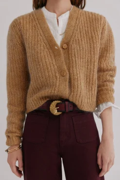 Hoss Intropia Nérida. Chaqueta de tricot Beige Discount