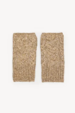 Hoss Intropia Nubia. Mitones punto Beige Hot