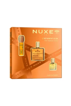Nuxe COFRE REGALO GLOW INFINITO - HUILE PROD OR + REVE THE MIEL LABIAL + HUILE CLASSIC Amarillo Online