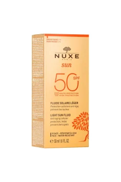 Nuxe Sun Fluido Ligero Alta Protección SPF 50 Naranja New