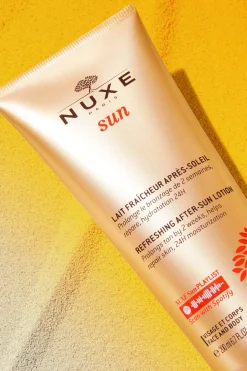 Nuxe Sun Leche facial y corporal refrescante para después del sol Naranja New
