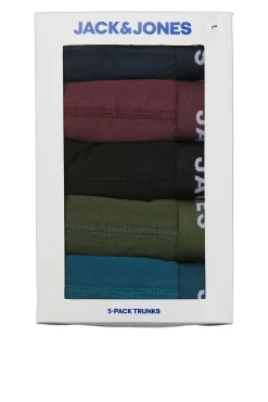 Jack & Jones Pack 5 boxer azul Best