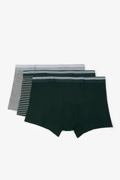 Cortefiel Pack 3 boxer punto Verde oscuro Clearance