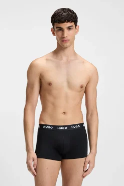 HUGO Pack 3 boxers Negro Outlet