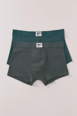 Women'secret Pack 2 boxers lisos verde Discount