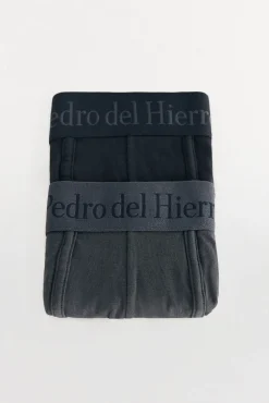Pedro del Hierro Pack 2 boxers punto Negro Hot