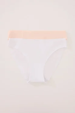 Women'secret Pack 2 bragas clásicas algodón sin costuras blanco Online