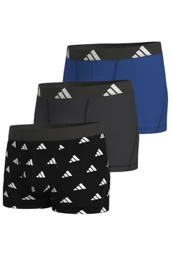 Adidas Pack 3 bóxers algodón Active Flex azul Discount