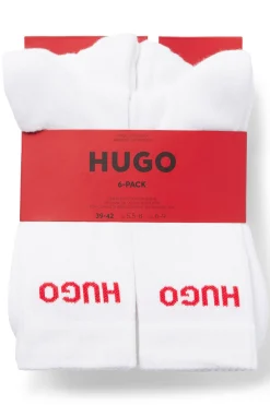 HUGO Pack 6 calcetines Blanco New