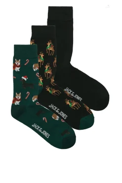 Jack & Jones Pack 3 calcetines turquesa Online