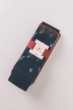 Women'secret Pack 3 calcetines largos algodón ski azul Online