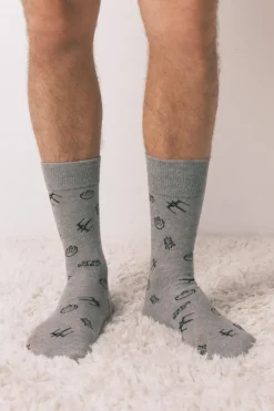 Women'secret Pack 3 calcetines largos algodón Star Wars gris Best