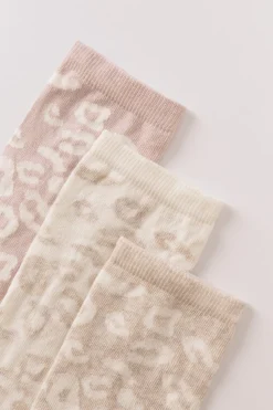 Women'secret Pack 3 calcetines largos leopard estampado Discount