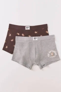 Women'secret Pack 2 calzoncillos bóxer algodón 