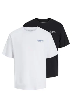 Jack & Jones Pack 2 camisetas regular fit negro Hot