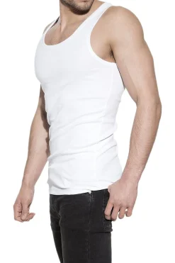 Bread & Boxers Pack 2 camisetas sin mangas de algodón orgánico blancas blanco Online