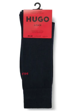 HUGO Pack 3 pares de calcetines Azul marino New
