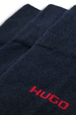 HUGO Pack 3 pares de calcetines Azul marino New
