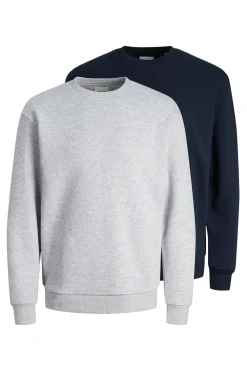 Jack & Jones Pack 2 sudaderas regular fit gris