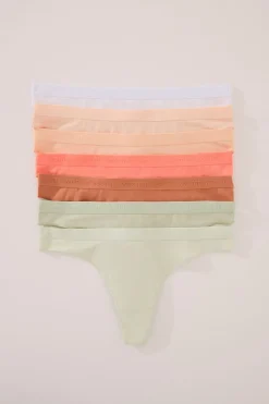 Women'secret Pack 7 tangas algodón multicolor estampado Discount