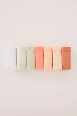 Women'secret Pack 7 tangas algodón multicolor estampado Discount