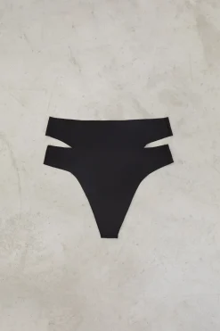 Dash and Stars Pack 2 tangas laser cut negro Discount