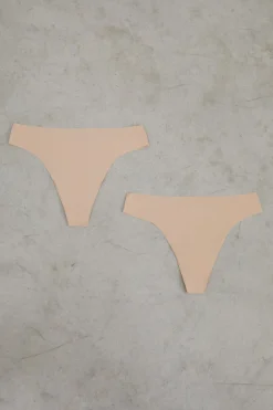 Dash and Stars Pack 2 tangas laser cut nude Online