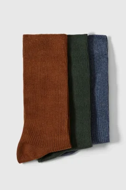 Selected Pack calcetines algodón orgánico. Multicolor Sale