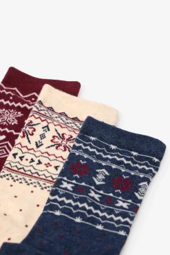 Cortefiel Pack calcetines navidad Multicolor New